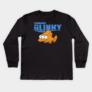 Finding Blinky Kids Long Sleeve T-Shirt